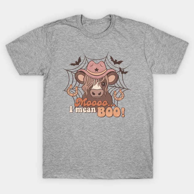 Moo ... I Mean Boo! T-Shirt by KayBee Gift Shop